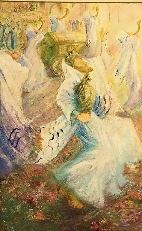 Huvy Elisha Figurative Painting - David Danced Before The Ark Of The Lord C. 1985-1990 Post-Impressionist David Danced Before The Lord, Liturgical Dance, The Ark, Impressionist Landscape, 5 Image, Figurative Painting, America Art, Studio Ideas, Post Impressionists