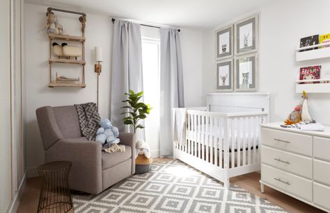 Latimer — Lorraine Franklin Interior Design Nursery Gray Furniture, Nursery Black Furniture, Baby Bedroom Furniture, Neutral Interior Paint Colors, Nursery Gray, Baby Room Storage, Grey Nursery Boy, Gray Furniture, Gray Carpet