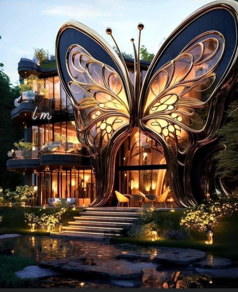 Scifi City, Unusual Buildings, Jesus And Mary Pictures, Architecture Concept, Architecture Concept Drawings, Unique House Design, Fantasy House, Unique Houses, Fairy Garden Diy