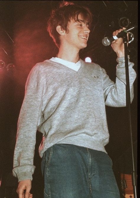 damon | cosmicarchive British Bands, Brit Pop, Blur Band, Rock Musicians, Declan Mckenna, Jamie Hewlett, Damon Albarn, I'm With The Band, Alex Turner