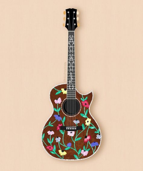 What if you took the surprise song/ acoustic set piano design and put it on a guitar…? #13daysofswiftmas day 8: surprise songs !!!! since… | Instagram Guitar Designs Acoustic, Surprise Song Piano, Acoustic Guitar Design Ideas, Acoustic Guitar Painting, Painted Acoustic Guitar, Guitar Taylor Swift, Music Diary, Songwriting Lyrics, Painted Guitars