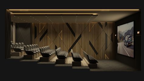 CINEMA on Behance Small Cinema Room, Home Theatre Design, Indian Bedroom Design, Home Theater Screens, Small Home Theaters, Auditorium Design, Home Theater Room Design, Hotel Floor Plan, Theater Room Design