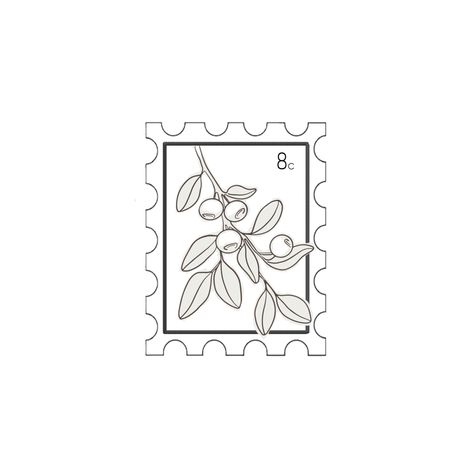 Olive Stamp Tattoo, Olive Branch Postage Stamp Tattoo, Olive Branch Stamp Tattoo, Greece Postage Stamp Tattoo, Greece Stamp Tattoo, Postage Stamp Drawing, Stamp Tattoo Ideas, Greece Tattoo, Olive Tattoo