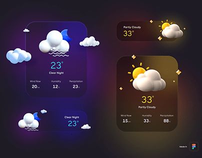 Weather App Ui, Vr Ui, Widgets Ideas, Weather Widget, Vr Video, Ux Kits, Ui Ux 디자인, Card Ui, Weather App