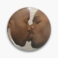 Two Black Men Kissing Meme" Pin by Jridge98 | Redbubble Kissing Meme, Kiss Meme, People Kissing, Men Kissing, Meme Design, Two Men, Meme Faces, Black Artists, Hair Ideas