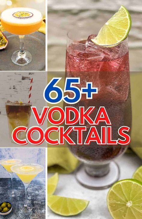 Easy Vodka Cocktails, Best Vodka Cocktails, Vodka Sour, Best Vodka, Vodka Cocktails Easy, Grapefruit Vodka, Sour Drink, Cider Drinks, Strawberry Vodka