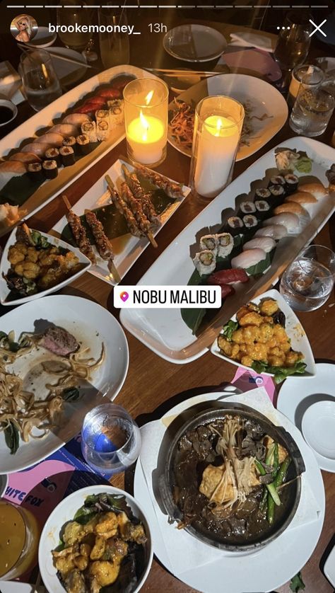 Lux Lifestyle, Golden Bday, Angeles Aesthetic, Nobu Malibu, 21st Ideas, Los Angeles Aesthetic, Boss Motivation, Drink Aesthetic, Los Angeles Restaurants