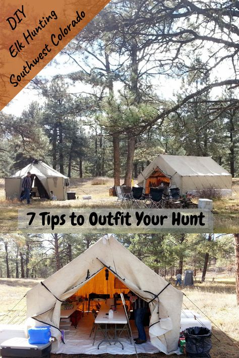 Colorado Elk Hunting Tips, Elk Hunting Gear List, Deer Camp Ideas, Hunting Camp Ideas, Elk Hunting Colorado, Hunting Hacks, Elk Hunting Tips, Colorado Hunting, Hunting Checklist