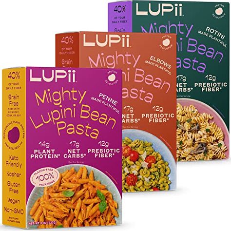 Fit Mom Journey's Amazon Page High Fiber High Protein, Bean Pasta Recipes, Low Fiber Foods, Low Calorie Pasta, Pasta Calories, Daily Fiber Intake, Pasta Brands, Pasta Varieties, Easy Protein