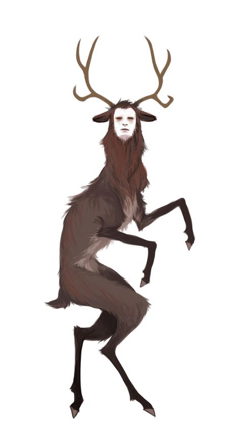 Deer Hybrid Human, Antlers Drawing, Biotechnology Art, Male Deer, Deer Drawing, Hybrid Art, Deer Art, Creature Concept Art, Funky Art