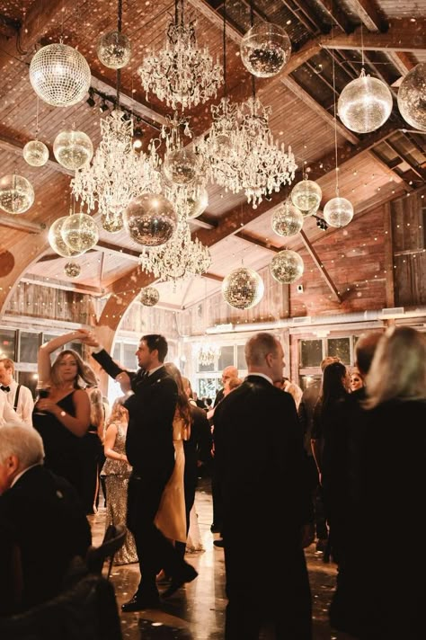 25 Cool Ways to Use Disco Balls in Your Wedding - hitched.co.uk New Years Wedding, Nye Wedding, Disco Balls, Wedding Mood Board, Wedding Mood, Here Comes The Bride, Twin Flame, Disco Ball, New Years Eve