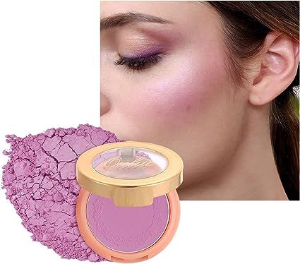 Oulac Shimmering Cream Blusher for Cheeks,Brighten Skin As Highlighter Makeup, Shimmer Blusher,Buildable and Vegan Cosmetics Illuminator Blusher for Cheeks:Cream blusher highlighter that gives skin an instant bright sheen for an easy, natural and healthy looking glow. Buildable Blusher: Light to medium Coverage,smooth application,blend easily,light weight feeling. Up to 8hrs+ & Mutiple usage: Hightlight for cheeks,also as shimmer eyeshadow. Highlight Face, Blush Natural, Too Faced Highlighter, Makeup Pigments, Medium Blonde Hair, Milani Cosmetics, Purple Blush, Cheek Makeup, Blush On Cheeks