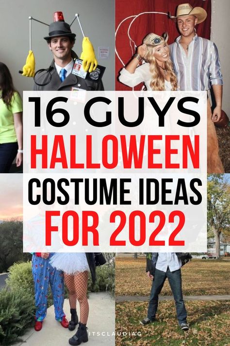 Men Custome Halloween, Halloween Costume Diy Men, Men’s Halloween Costumes Unique, Simple Men Halloween Costumes, Diy Guy Costumes Halloween, Guys Halloween Costume Ideas, Simple Costumes For Guys, College Halloween Costume Ideas Guys, 2023 Halloween Costume Ideas Men