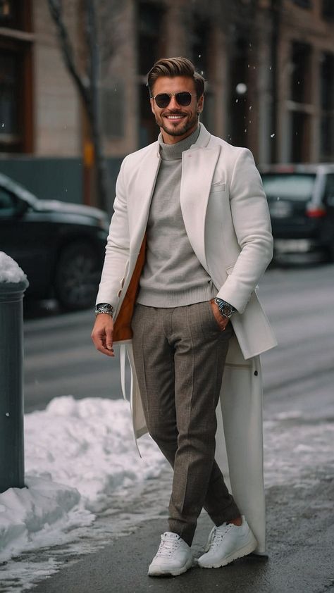 Winter New Year Outfit, Winter Italy Outfit Men, Winter City Outfits Men, Europe Winter Outfits Men, London Winter Outfits Men, Men Winter Outfits Street Style, Men’s Winter Street Outfits, Winter City Outfits, Streetwear Winter Outfits