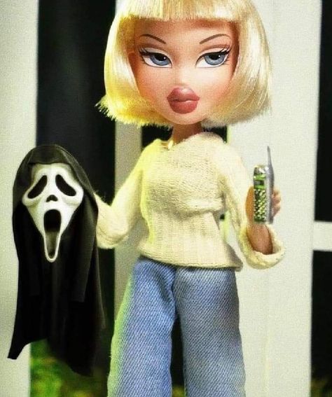 Ghoulishbat on Twitter: "… " Drew Barrymore Scream, Screaming Drawing, Scream Costume, Bratz Movie, Black Bratz Doll, Bratz Doll Outfits, Brat Doll, Horror Vintage, Bratz Girls