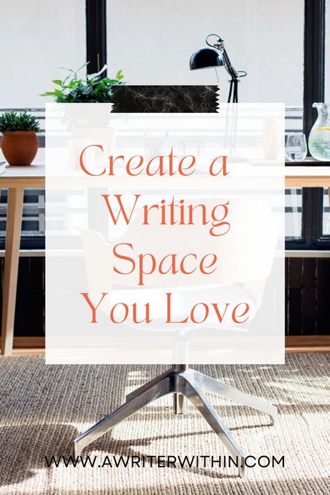 Tired of staring at a blank page? Maybe it’s not you; perhaps it’s the space you’re writing in. At A Writer Within, we think where you write matters. One of the best ways to get inspired and your pen moving is to design an inspiring writing space. Read the blog and find out how. www.awriterwithin.com Author Writing Space, Writers Room Ideas, Writing Desk Inspiration, Home Office For Writers, Home Writing Space, Writer Office Ideas, Writing Studio Ideas, Things Every Writer Needs, Writing Room Ideas Home Offices