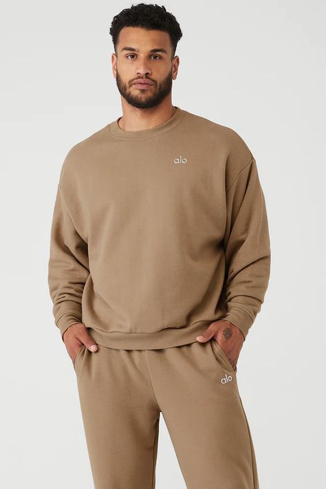 Men's New Arrivals | Men's Activewear | Alo Yoga Matching Sweats, Yoga For Men, Zip Up Sweater, Sweater Design, Mens Activewear, Alo Yoga, Bra Tops, Unisex Fashion, French Terry