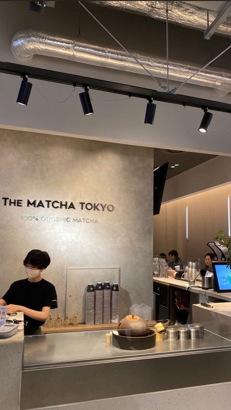 Cafecore Aesthetic, Korean Cafeteria Aesthetic, Japan Cafe Interior, Korean Cafe Food, Japanese Cafe Aesthetic, Japan Cafe Aesthetic, Matcha Cafe Design, Matcha Cafe Interior Design, Japanese Coffee Shop Aesthetic