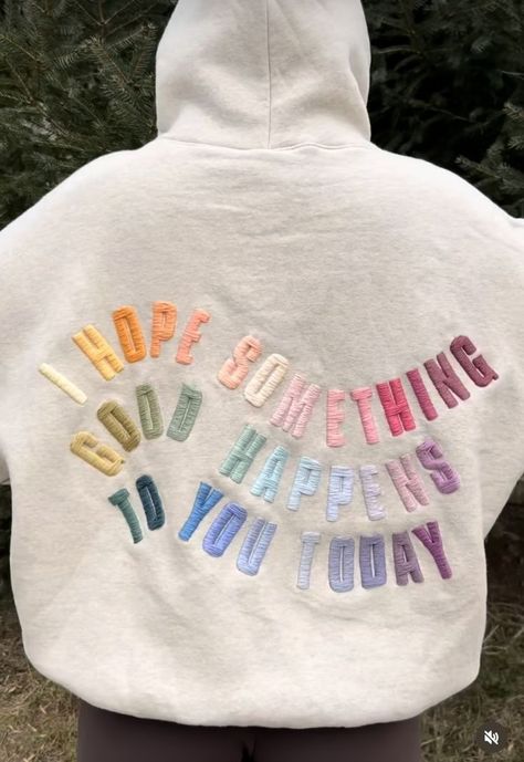 Embroidery Hoodie Ideas, Patchwork Hoodie, Hoodie Diy, Hoodie Ideas, Cute Rats, Diy Sweatshirt, Embroidery Hoodie, Hoodie Logo, Simple Trendy Outfits