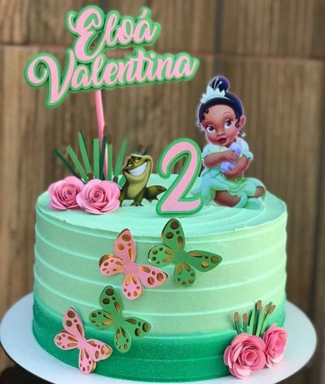 Princess Tiana Party, Tiana Birthday Party, Baking Photography, Baby Dress Set, Princesa Tiana, Christmas Holiday Cake, Cartoon Cake, Cake Banner Topper, Beautiful Birthday Cakes