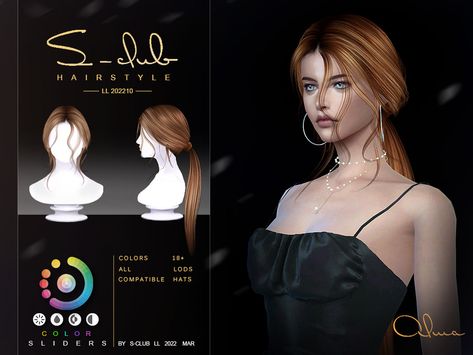 The Sims Resource - Long straight ponytail (ALMA II) Sims 4 Cc Female Ponytail, Sims Hair Ponytail, Sims4 Ponytail Cc, Sims 4 Hair Cc Female Ponytail, Sims 4 Ponytail Hair, Sims 4 Cc Hair Ponytail, Sims 4 Straight Hair Cc, Sims 4 Ponytail, Sims 4 Ponytail Cc