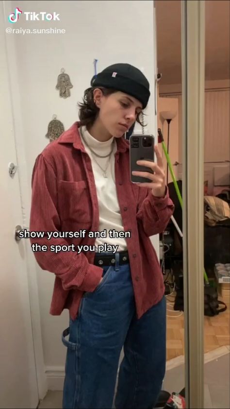 Transmasc Fall Outfits, Fem Masc Fall Outfits, Masc Thrifted Outfits, Masc Lesbian Outfits Indie, Masc Lesbian Autumn Outfits, Butch Outfits, Queer Outfits, Masc Outfit, Outfits Professional