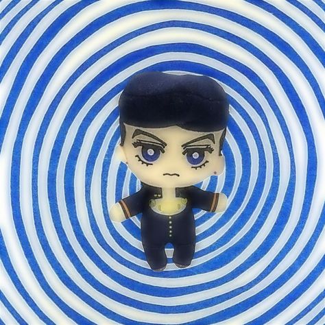 Josuke Plush, Plush Icon, Jojo Plushies, Jojo Icons, Josuke Higashikata, Insta Highlights, Anime Plush, Jojo Bizzare Adventure, Jojo Bizarre