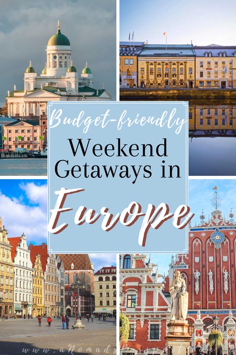 Europe Weekend Trips, City Trips Europe, Trips In Europe, Cheap Weekend Getaways, Bucket List Europe, City Breaks Europe, Weekend Getaways For Couples, Best Weekend Trips, Long Weekend Trips