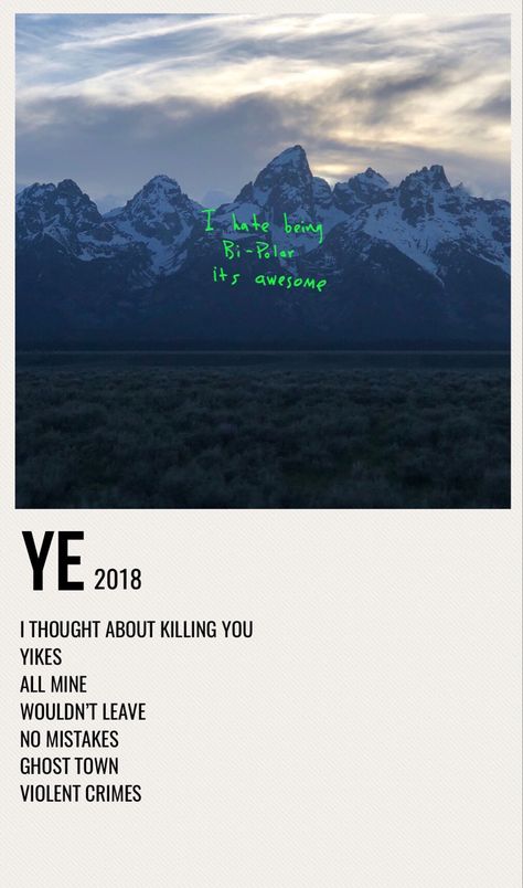 Ye Album Cover Wallpaper, Ye Album Cover, Kanye Album Cover Wallpaper, Kayne West Album Covers, Minimal Album Cover Posters Kanye West, Album Covers Kanye, Album Covers Kanye West, Kanye Music Poster, Kayne West Album Cover