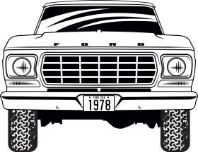 Ford 79, Truck Tattoo, Black Spirit, 1979 Ford Truck, Chevy Diesel Trucks, Cool Car Drawings, Built Ford Tough, Classic Ford Trucks, Old Ford Trucks