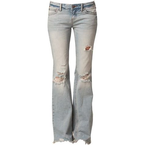 Free People Flare Destroyed Jeans ($235) ❤ liked on Polyvore Jeans Polyvore, Jeans Tall, Destructed Jeans, Jeans Destroyed, Torn Jeans, Stylish Jeans, Jeans Ripped, Fashion Jeans, Tall Jeans