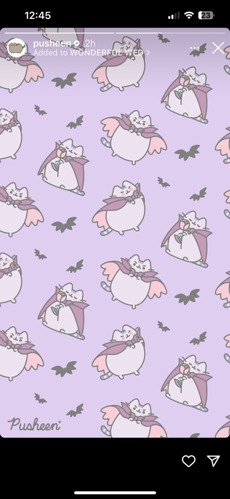 Pusheen Cat Wallpaper, Halloween Pusheen, Halloween Wallpaper Backgrounds, Pusheen Cat, Iphone App Layout, Halloween Wallpaper Iphone, Cat Wallpaper, Halloween Wallpaper, Cellphone Wallpaper