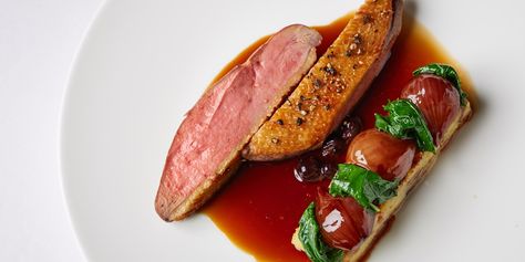 Roast Duck with Sarladaises Potatoes Recipe - Great British Chefs Cooked Duck, Confit Duck Leg, Honey Pork, Duck Confit, Duck Breast, Great British Chefs, Grated Potato, Duck Fat, Roast Duck