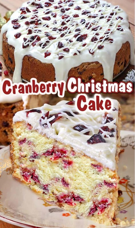 Christmas Cranberry Cake - Cakescottage Dried Cranberry Cake Recipes, Cranberry Butter Cake, Cranberry Christmas Cake Recipe, Cranberry Cake Recipes, Recipes Cranberries, Christmas Cranberry Cake, Christmas Cranberry Pound Cake, Cranberry Pound Cake Recipe, Cranberry Pound Cake