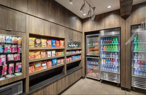 Hotel Pantry Design, Luxury Snack Room, Snack Room Aesthetic, Snack Room, Chicago Downtown, Hotel School, On My Knees, Desain Pantry, Home Cinema Room