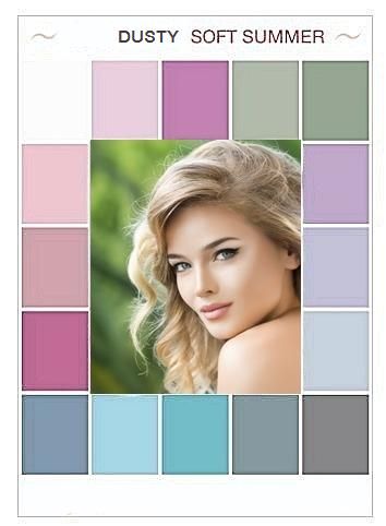 Soft Summer.                                                       … Dusty Soft Summer, Color Analysis Summer, Summer Skin Tone, Soft Summer Makeup, Cool Summer Palette, Soft Summer Palette, Soft Summer Color Palette, Soft Summer Colors, Summer Palette