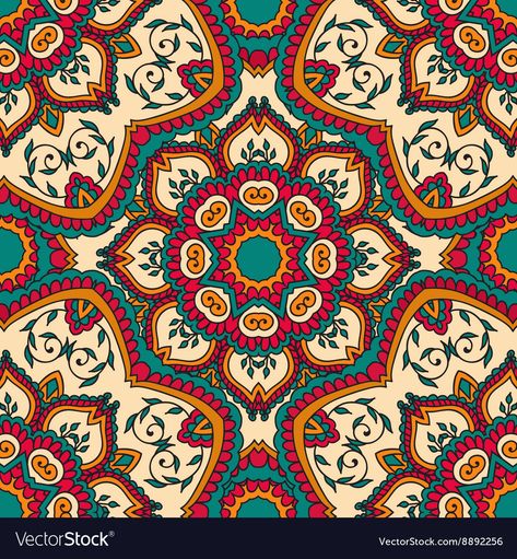 Tiles Background, Dunhuang, Turkish Pattern, Mandala Vector, Indian Patterns, Turkish Design, Paint Stripes, Matching Paint Colors, Mandala Design Art