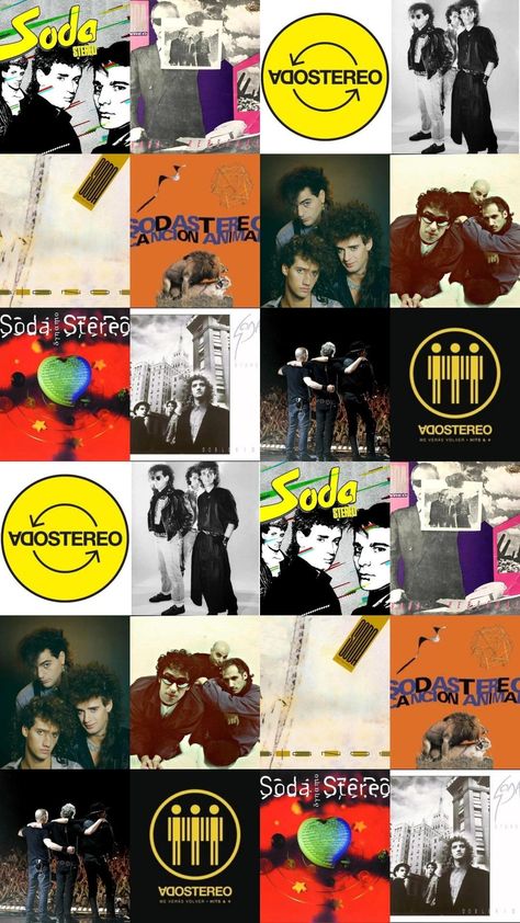 Soda Stereo, Music Poster, Mood Board