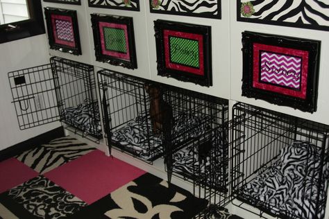 Awesome IKEA hacks for crafty pet lovers Small Dog Crate, Kennel Ideas, Pet Diy, Dog Shelter, Doggie Daycare, Doggy Daycare, Dog Room, Dog Hotel, Dog Crates