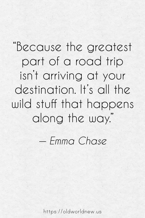 “Because the greatest part of a road trip isn’t arriving at your destination. It’s all the wild stuff that happens along the way.” #roadtrip #quote #travel Take The Scenic Route Tattoo, Back Roads Quotes, Scenic Route Quotes, End Of Trip Quotes, Travelling Quotes, Road Quotes, Road Trip Quotes, Ft Worth Texas, Quote Travel