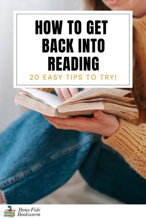 If you feel like you miss reading and miss the bookworm you used to be (or you want to start getting the benefits of reading again), then it’s time to find the book lover inside of you once more. Here are 17 easy tips for how to get back into reading books again and rekindle your love of reading! How To Read More Books Tips, How To Get Back Into Reading, Get Back Into Reading, Reading Facts, Benefits Of Reading, How To Read More, Must Read Novels, The Bookworm, Love Of Reading