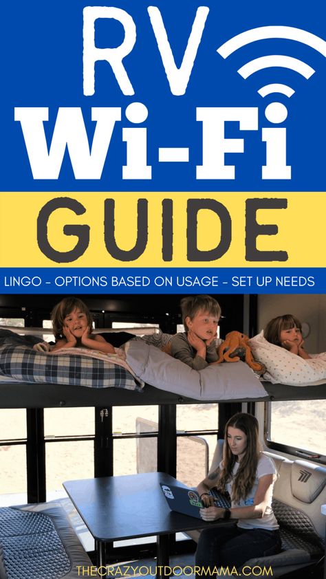 RV WIFI GUIDE WHILE CAMPING Rv Wifi, Rv Internet, Boondocking Camping, Camper Maintenance, Rv Dreams, Small Travel Trailers, Rv Camping Tips, Travel Trailer Camping, Rv Solar