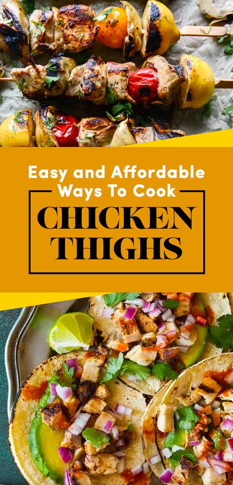 It's all about the dark meat. Dark Meat Chicken Recipes, Thigh Dinner Ideas, Chicken Thigh Dinner Ideas, Asian Glazed Chicken, Chicken Thigh Dinner, Dark Meat Chicken, Glazed Chicken Thighs, Slow Cooker Thai Chicken, Chicken Thighs Dinner