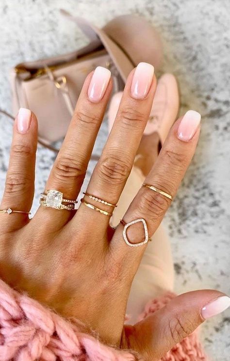 Bridal Nails Square, Classy Manicure, Wedding Nails Ideas, Classy Almond Nails, Nail Growth Tips, Bridal Nails Wedding, Wedding Nails Bridesmaid, Neutral Nail Designs, Best Nail Designs