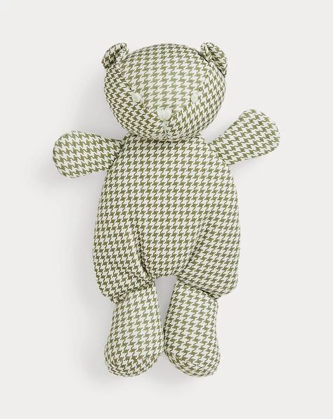 Houndstooth Cotton Interlock Plush Bear Baby Polo, Luxury Baby Gifts, 3 Month Old Baby, Handmade Baby Shower Gift, Baby Boy Room Nursery, Bear Nursery, Baby Boy Accessories, Nursery Decor Boy, Baby Shower Gifts For Boys