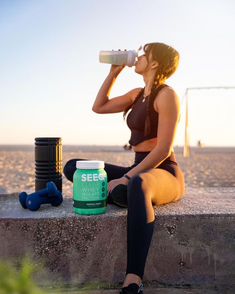 Protein Drink Photography, Protein Supplements Photography, Protein Photoshoot, Protein Powder Brands, Fitness Lifestyle Photography, Activewear Photoshoot, Fitness Branding, Athletic Greens, Vegan Supplements