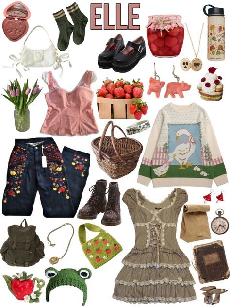 Farm core aesthetic moodboard Farm Core Outfit, Farm Core, Goth Cottagecore, Earth Style, Core Outfits, Fairycore Grunge, Mood Clothes, Fancy Things, Aesthetic Moodboard