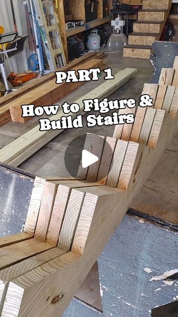 Jason C. Promes on Instagram: "Part 1 -How to Figure and Cut Stairs" How To Build Stairs, How To Make Stairs, Build Stairs, Stairs Diy, Top Of Stairs, Diy Stairs, Craftsman Style, Woodworking Tips, Our New Home