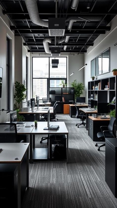 7 Essential Tips for Small Office Design and Interior Small Dealership Office Ideas, Small Tech Office Design, Modern Office Interiors Workspaces, Small Company Office Design, Office Hangout Space, Small Commercial Office Design, Construction Office Interior Design, Open Office Design Workspaces Interiors, Small Office Plan