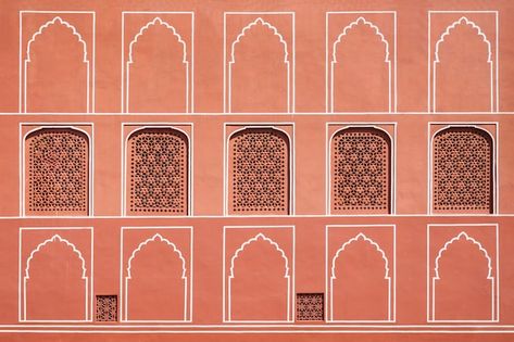 Moroccan Architecture Images - Free Download on Freepik India Palace, India Architecture, Palace Interior, Flower Graphic Design, Wall Niche, Mood Images, Wedding Elements, Photo Pattern, Clinic Design